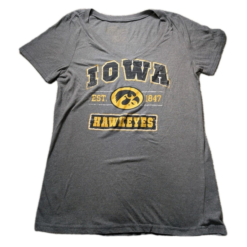 Iowa Hawkeyes Pro edge Gray‎ Small Check Measurements In Photo